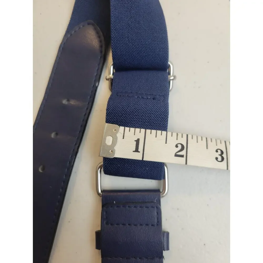 Nike Golf Belt Blue Adjustable Stretch Athletic Softball Baseball Men's Sz 28-32